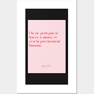 Quotes about love - George Perros Posters and Art